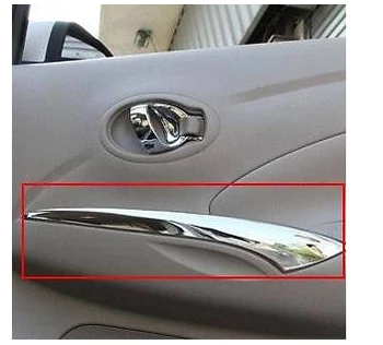 

Bright Chrome INSIDE DOOR trim trims handle fit for 2012 12 NISSAN VERSA SEDAN
