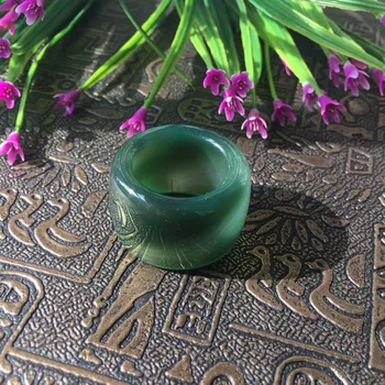 

Natural green Onyx Large diameter ring jewelry wrench
