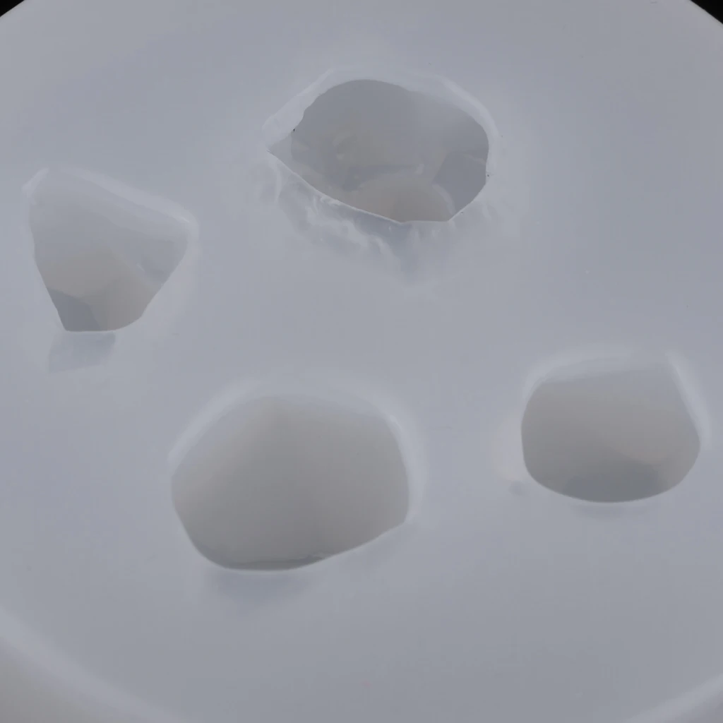 6 Designs Transparent Silicone Mould Dried Flower Resin Decorative Craft DIY Cluster Crystal Stone Epoxy Resin Molds for Jewelry