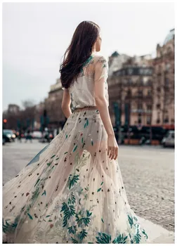 

realm of beauty! Heavy work to create fairy gas! Devil nets, yarn, embroidery, 360 big pendulum skirt, with bottoming