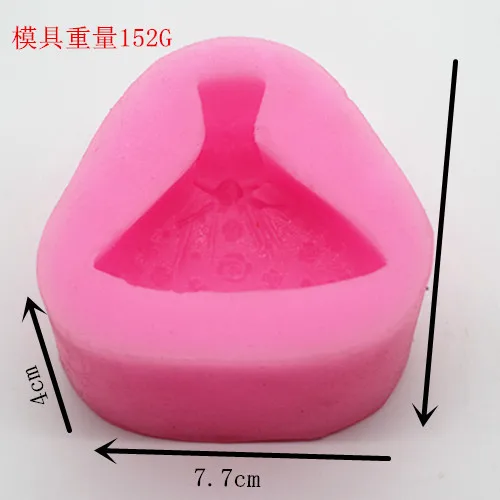 Skirt Mould Silicone Material for Plaster Craft Clay Making Handmade Soap Silicone Mold