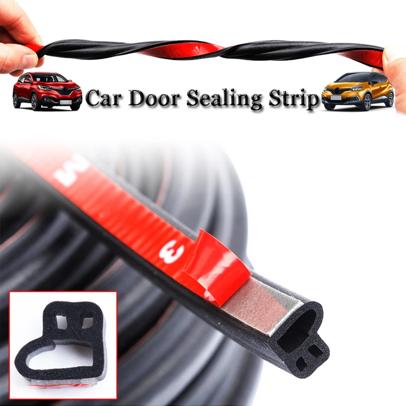 

Auto Rubber Seals Strips Noise Insulation Soundproofing Weatherstrip Sound Proof Sealing Trunk Edge Stickers Car Door Seal Strip