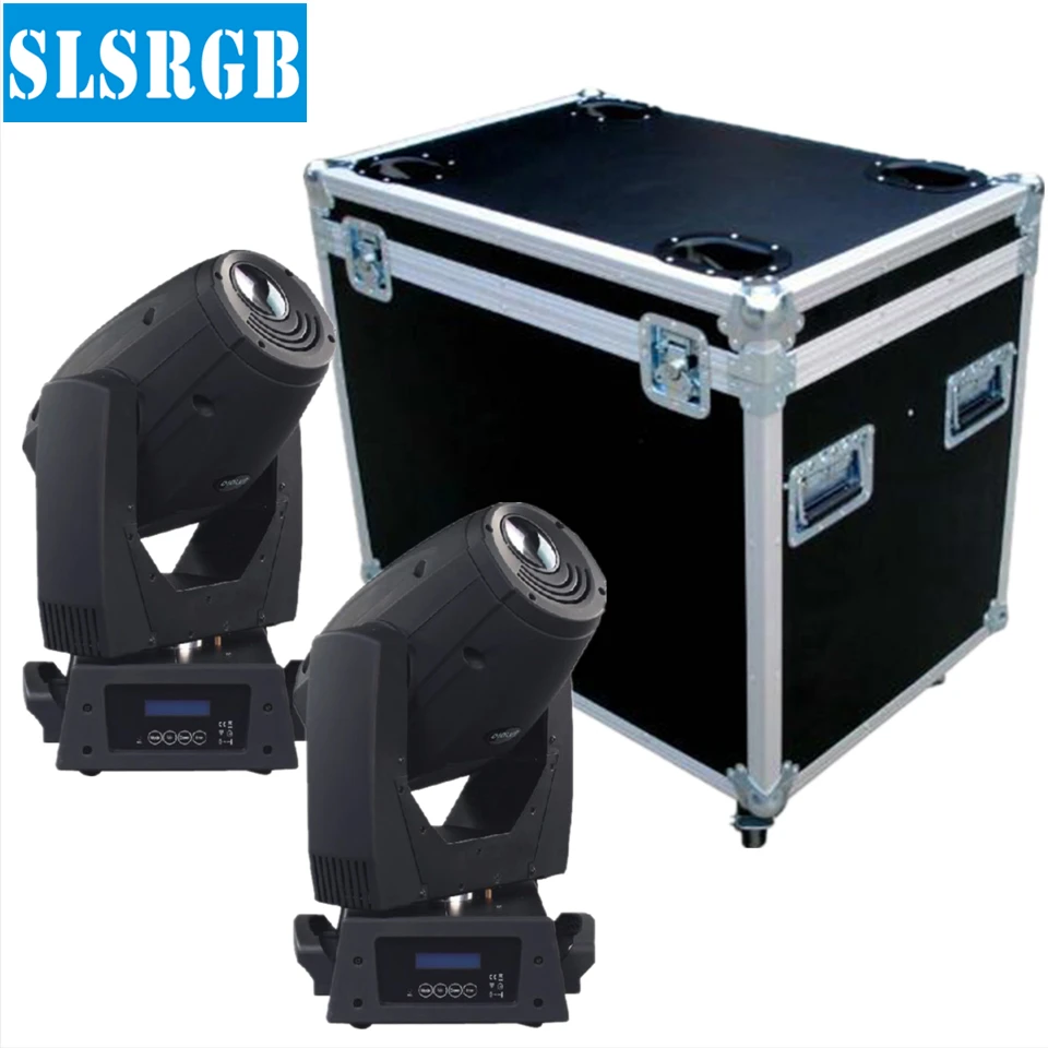 

2pcs/lot with flight case 180w spot moving heads leds stage light led hi lite lighting Professional Stage Lighting Hybrid Effect
