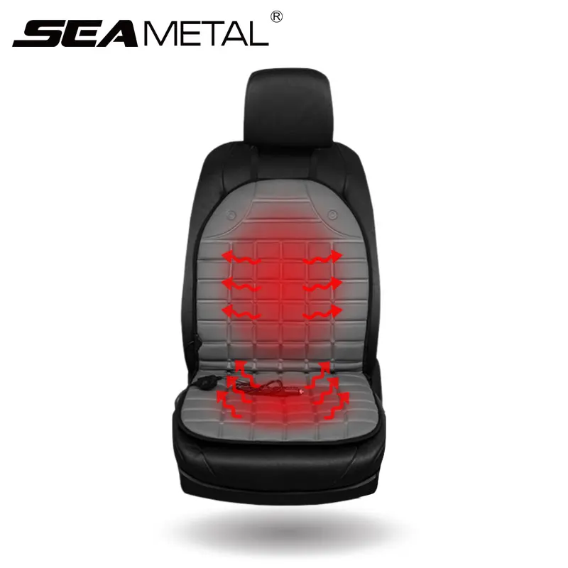 

Car Heated Seat Cvoer 12V Cushion Heater Cover Car Heating Auto Universal Winter Seat Pad Warmer Automobile Interior Accessories