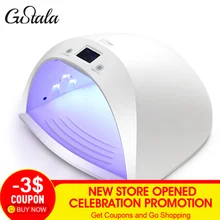 Gustala UV3Plus 60 Вт перезаряжаемая Сушилка для ногтей 27 Светодиодный s УФ светодиодный светильник для маникюра инструмент отверждения Сушилка для гель-Лака Лампы