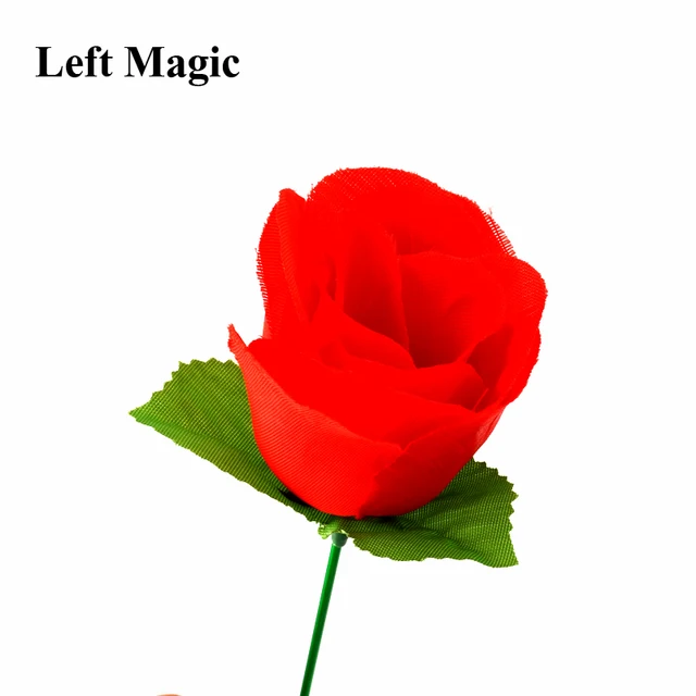 1PCS Torch To Flower-Torch To Rose-Fire Magic Trick Flame Appearing Flower Professional Magician Bar Illusion Stage Props G8156 5
