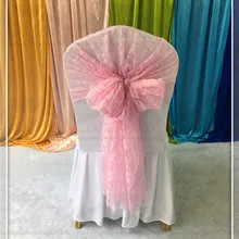 50 шт., кружевные чехлы на стулья, шапки с поясом, скатерть салфетки с бантом, тканевая юбка, льняные праздничные Свадебные украшения