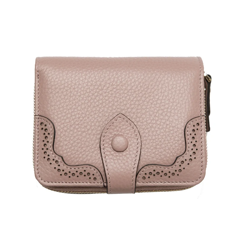 

New Arrival Short Wallet Women Genuine Leather Wallet Small Purse Portefeuille Coin Purse Womens Wallets Carteira EGT0208