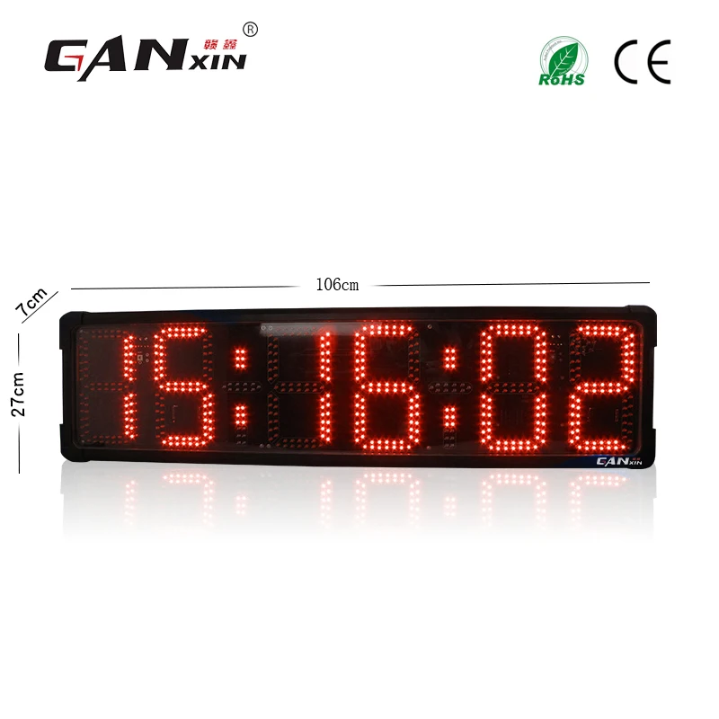 Ganxin " большой открытый водонепроницаемый гоночный таймер светодиодный цифровой таймер обратного отсчета спортивные часы