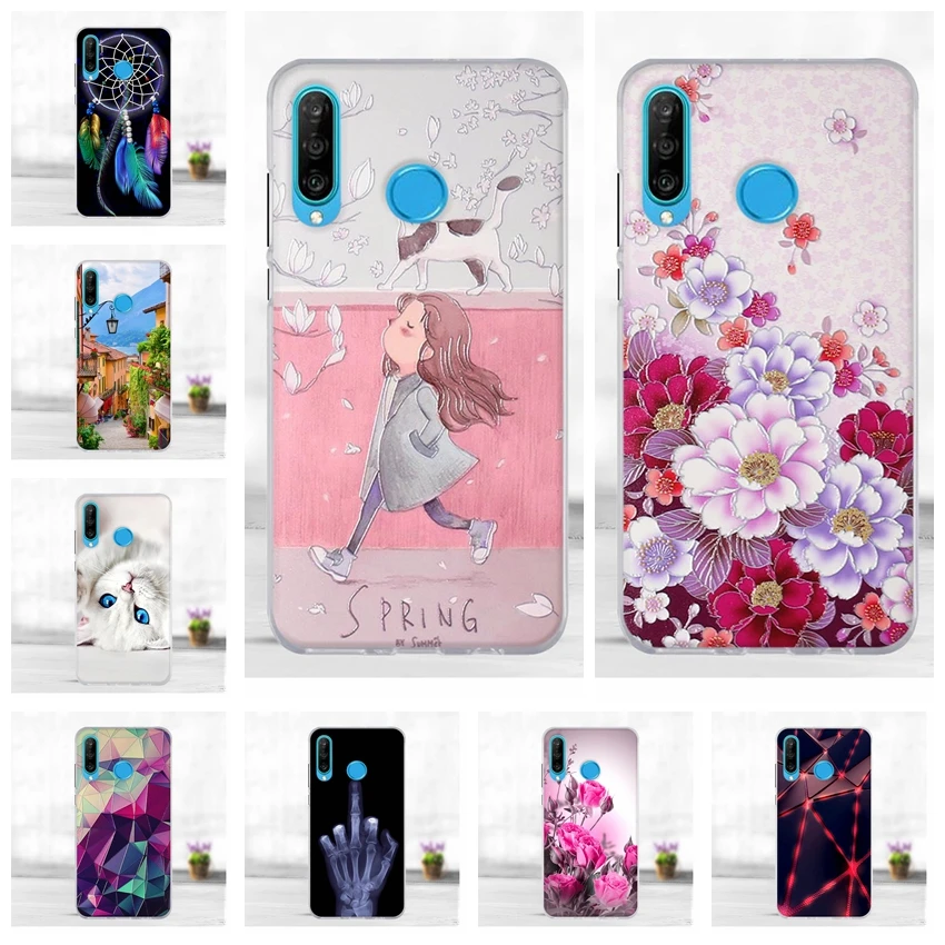Мягкий силиконовый чехол для Huawei P30 Lite чехлы 6 2 дюйма прозрачный телефона P30lite