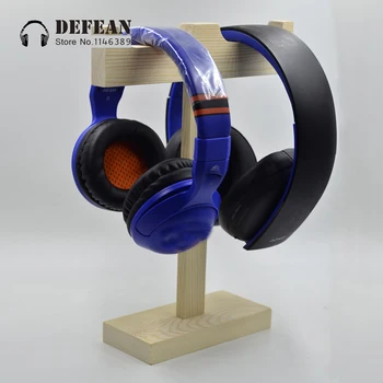 

2X wood headset stand double hange headphone holder to display For hd800 hd700 hd650 hd630 hd600 hd598 hd25 Momentum