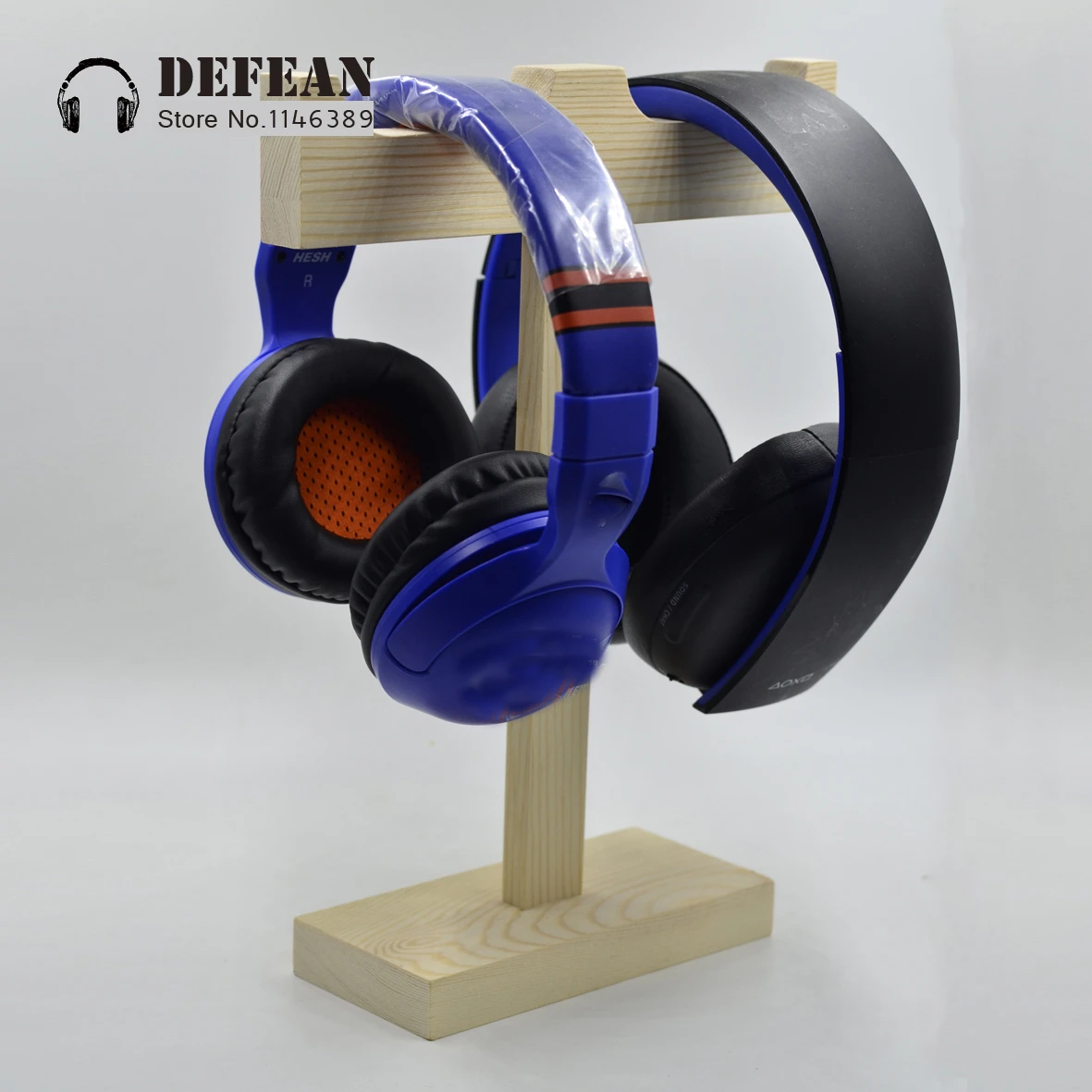 double headset stand