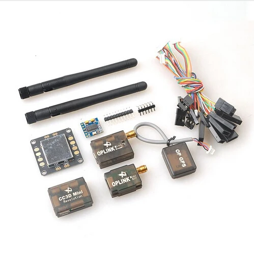 

DIY FPV Mini Drone Autopilot Combo Kit Mini CC3D Revolution Flight Controller + OP GPS + OSD + OPlink 433mhz Mini Kit F17010