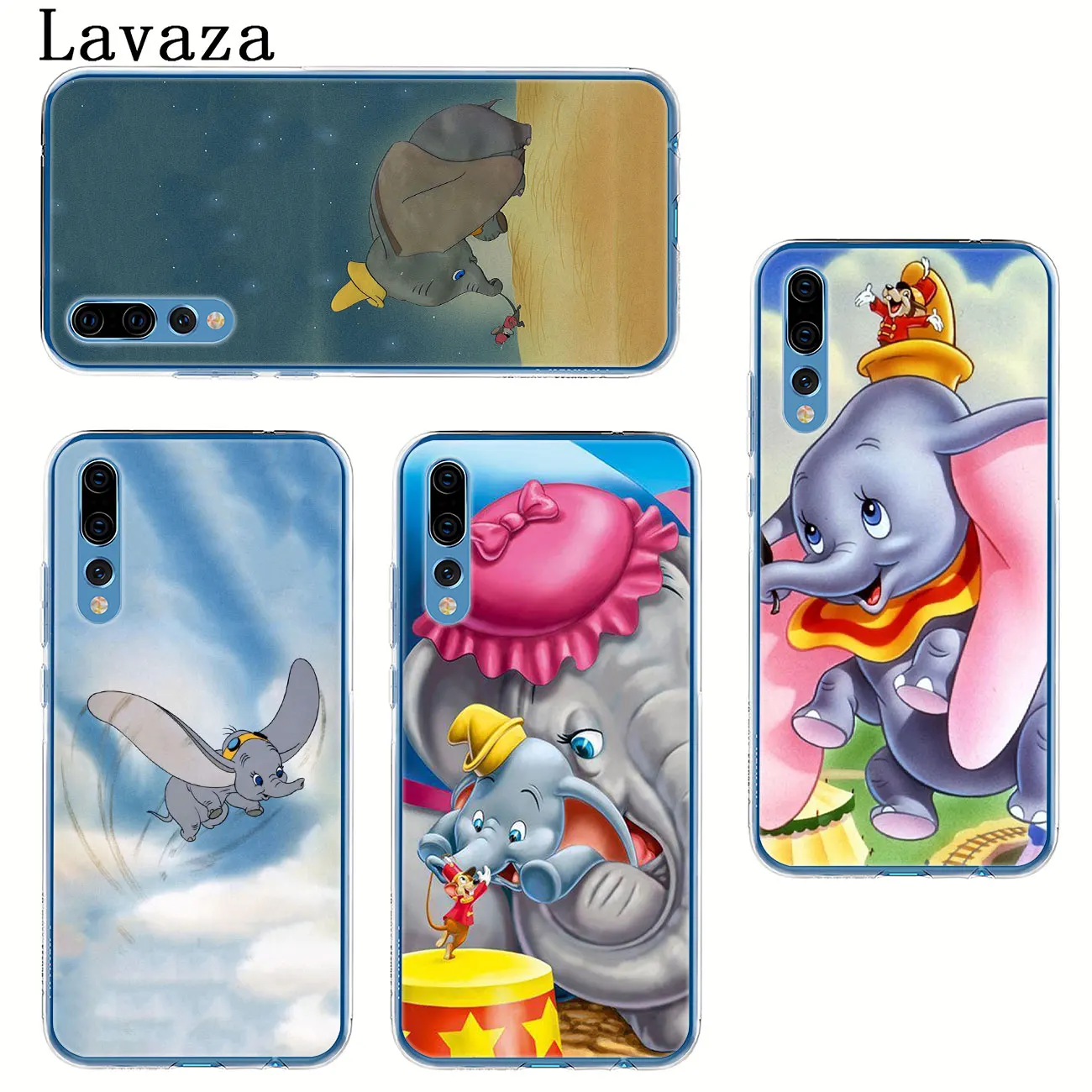 Твердый чехол для телефона Lavaza Dumbo elephant Huawei P30 P20 P10 P9 Plus P8 Lite Mini 2017 2016 2015 P smart Z