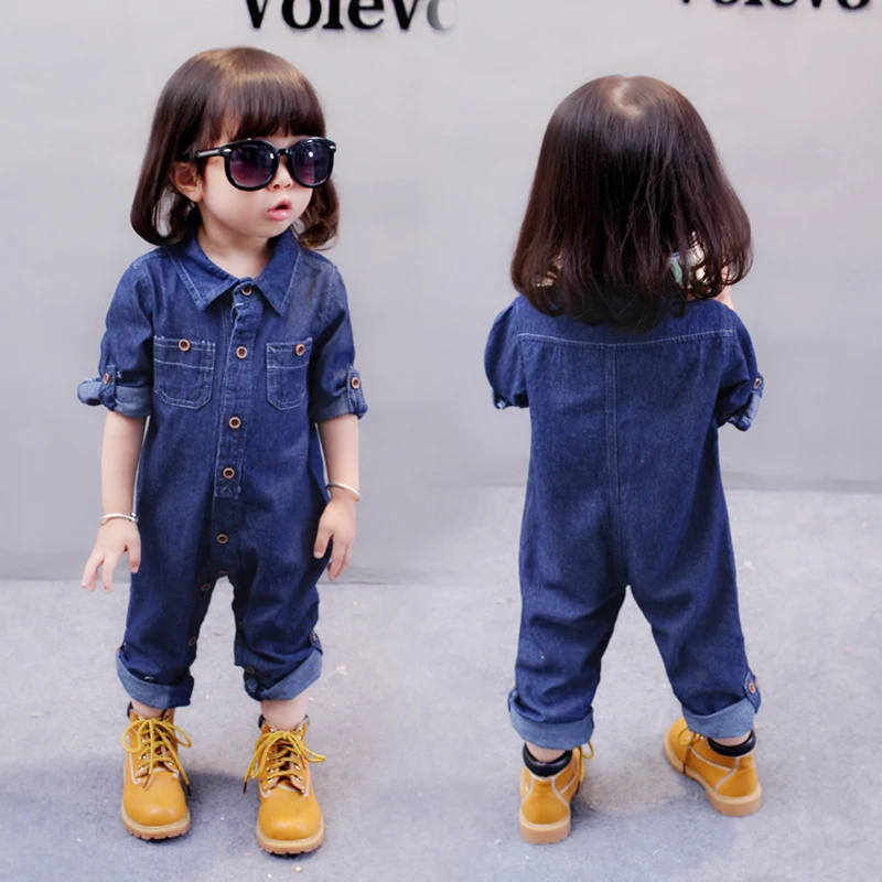 denim jumper pants outfit