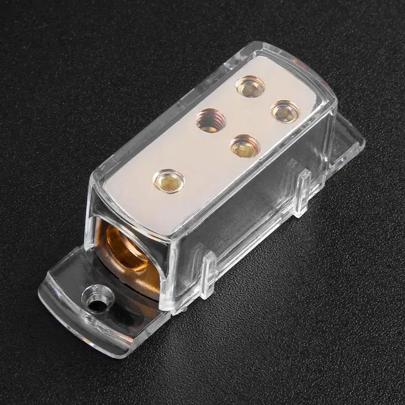 1x 4AWG до 4x 8AWG автомобильный аудио Мощность/заземление кабель сплиттер