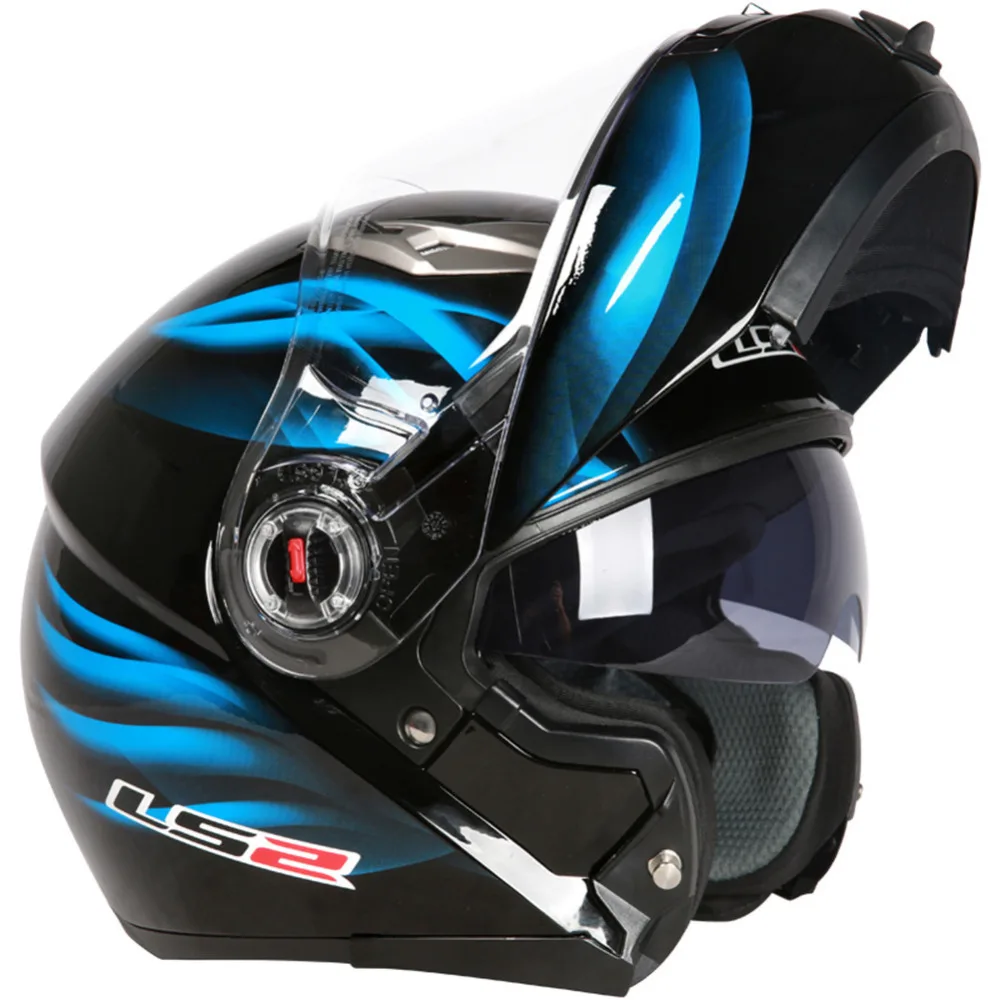 LS2 откидной мотоциклетный шлем с полным лицом модульный Casco Capacete открытый мото