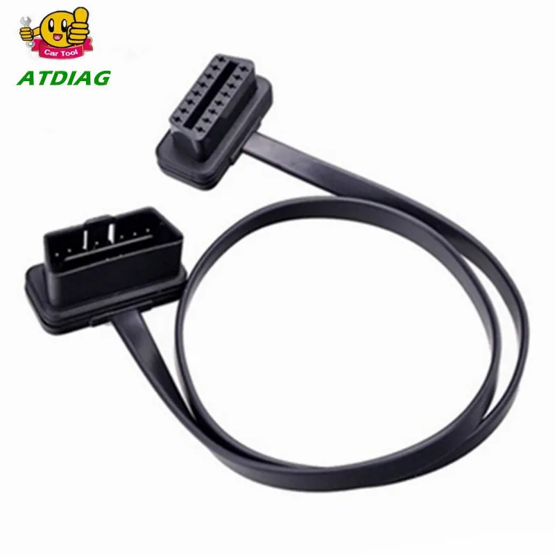 Топ! OBD OBD2 16Pin Женский удлинитель открывающийся кабель автомобильный