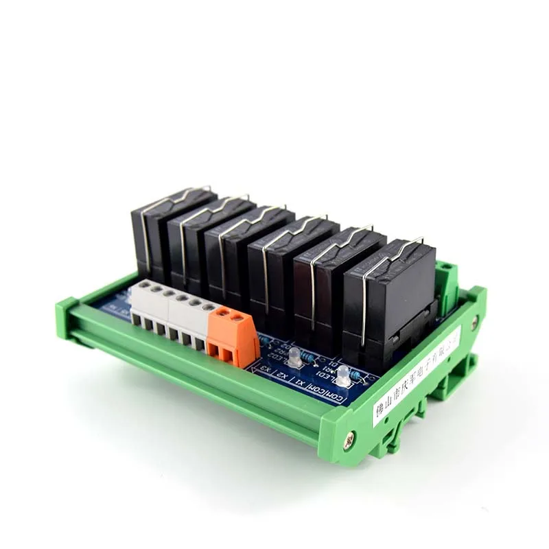 

6-way original Fujitsu power relay 5-pin single-group relay module compatible with NPN/PNP