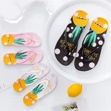 Новинка года; Летние вьетнамки; женская обувь; тапочки с фруктовым ананасом; сандалии; нескользящие шлепанцы; zapatos mujer