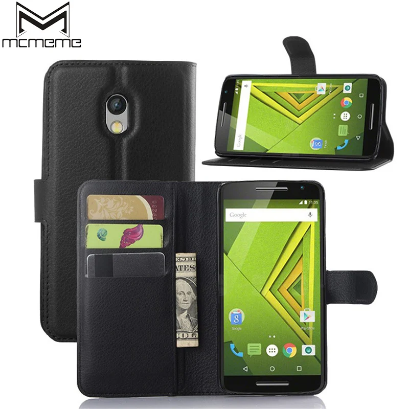 

Flip PU Leather Case for Motorola Moto X Play Cover Wallet Phone Cover for Motorola Moto X Play Case with Card Slots & Stand