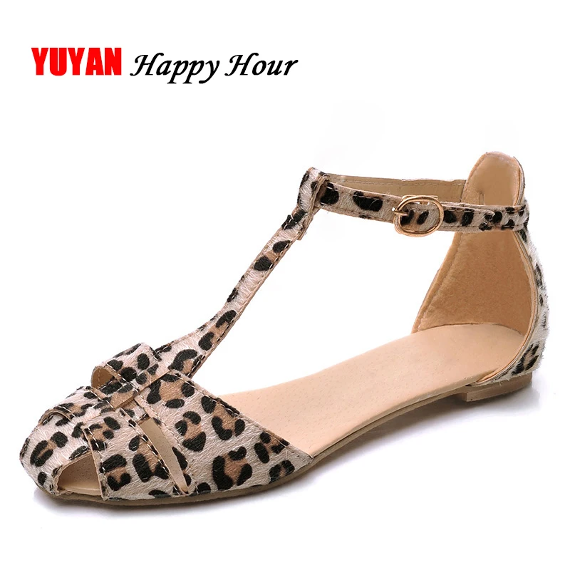 Leopard Print Flat Heel Women's Sandals 2019 Summer Women Summer Shoes 2019 Summer Shoes Fashion Sandals Sweet Free Shipping Leopard Print Flat Heel Women's Sandals 2019 Summer Women Summer Shoes 2019 Summer Shoes Fashion Sandals Sweet Free Shipping