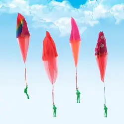 С парашютом рисунок Солдат открытый играть в игры дети стороны бросали парашют игрушка
