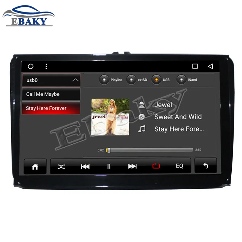 Cheap NaviTopia 9inch 1GB/2GB RAM Quad Core/Octa Core Android 7.1/8.1 Car DVD Radio for VW Universal with GPS/wifi/maps 4