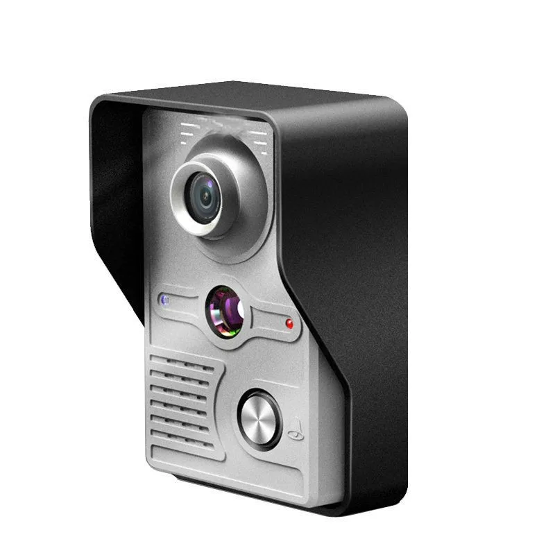 Yobang безопасности 7 дюймов видео-телефон двери Дверные звонки Домофон Kit 1-камера 2-монитор Ночное видение видеомонитор Видеодомофоны