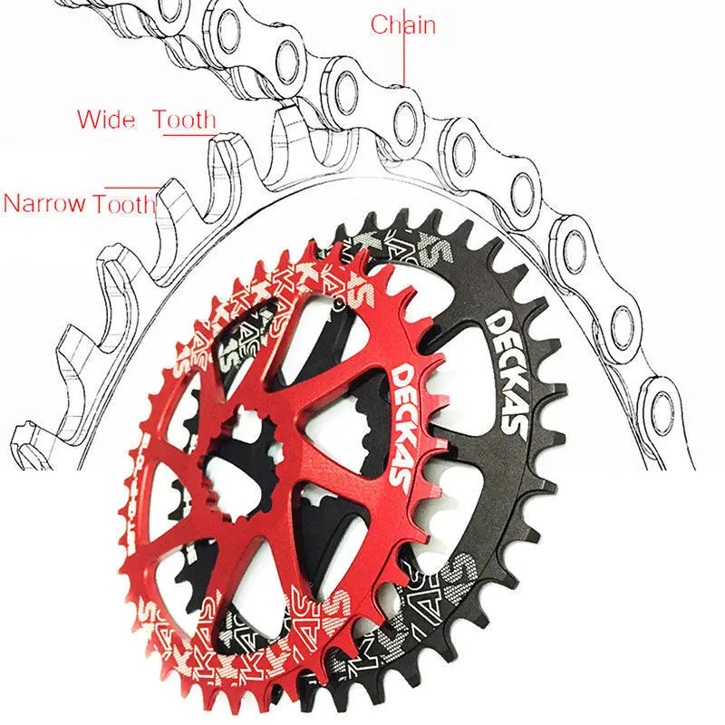 Deckas GXP Road велосипедная Звездочка 32/34/36/38 T MTB передняя Звездочка Круглый/Овальный брелок для ключей для горного велосипеда SRAM GXP XX1 XO1 X1 GX XO X9