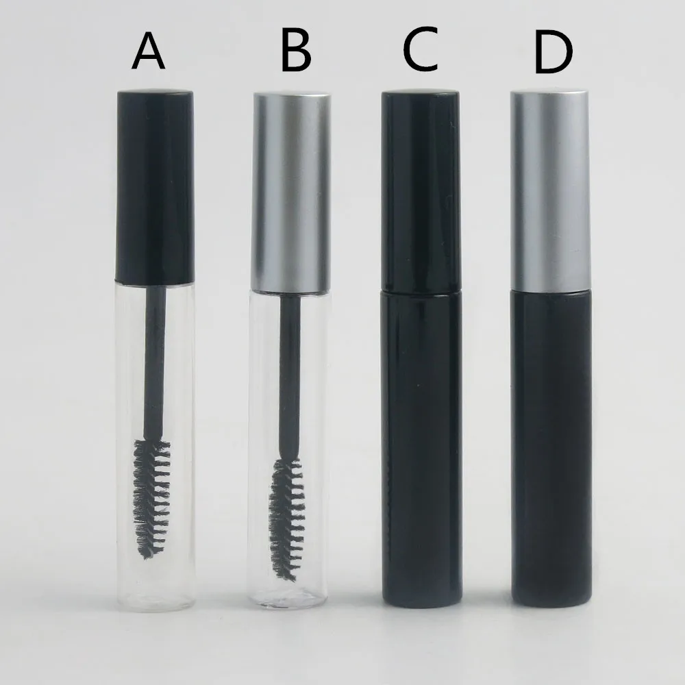 

10ml Empty Mascara Tube with Eyelash Wand Rubber Inserts Funnels and Transfer Pipettes DIY Mascara Container with Cap x500