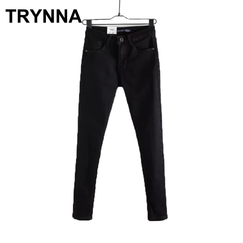 Compare Prices On Ripped Capris Jeans- Online Shopping/Buy Low Women Jeans Black Slim Winter Mujer Ripped High Waist Jeans Demin Capri Trousers(China) - Compare Prices On Ripped Capris Jeans- Online Shopping/Buy Low