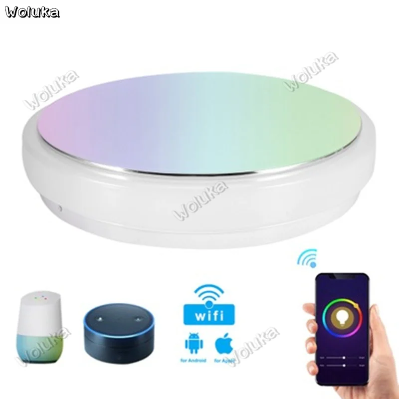 Remote APP remote control timed WiFi intelligent ceiling lamp RGBCW dimming 60W smart home Bedroom Lamp CD50 W03 | Лампы и освещение