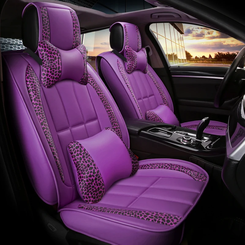 Универсальные чехлы из искусственной кожи для Toyota Corolla Camry Rav4 Auris Prius Yalis Avensis SUV