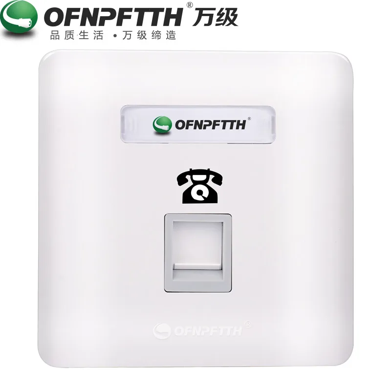 1 Port Faceplate wall mount panel WITH Computer/TV/Phone keystone Jack | Компьютеры и офис