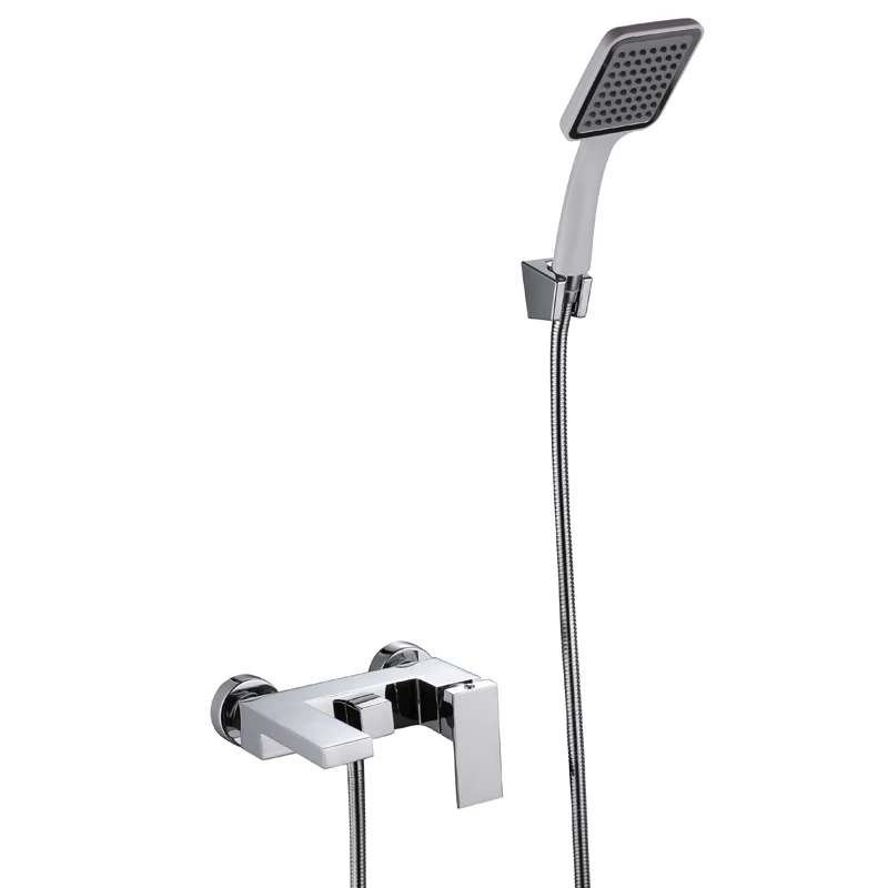 Günstige Matte schwarz wasserfall badewanne wasserhahn, messing Heiße und kalte bad wasserhahn, wasserfall bad armaturen Dusche Set IS668