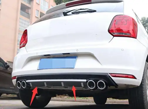 Для Volkswagen Polo- модели задняя объемная задняя губка задняя планка маленькая объемная задняя Защитная панель модификация