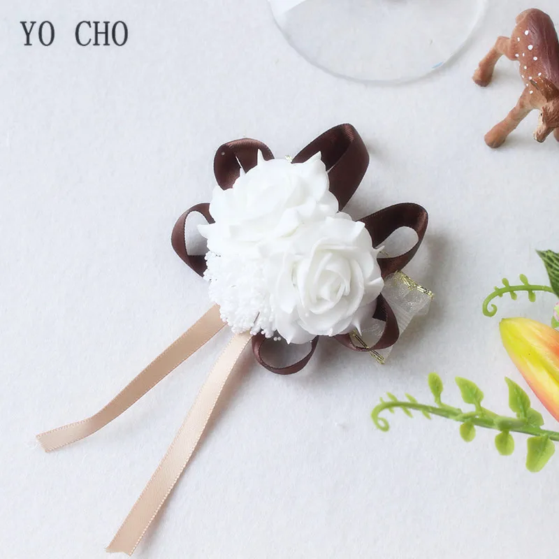 wrist corsage bracelet band bridesmaids flowers (113)