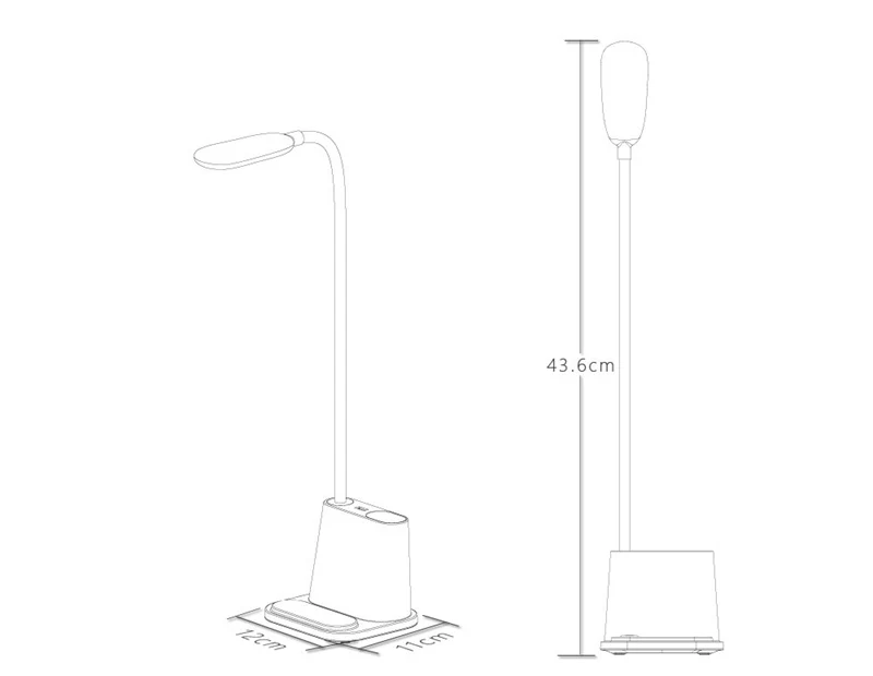 LED Eye Protection Table Lamp  USB Rechargeable Light for Children Kids Reading Study Bedroom Light Touch Dimming Desk Lamp (12)