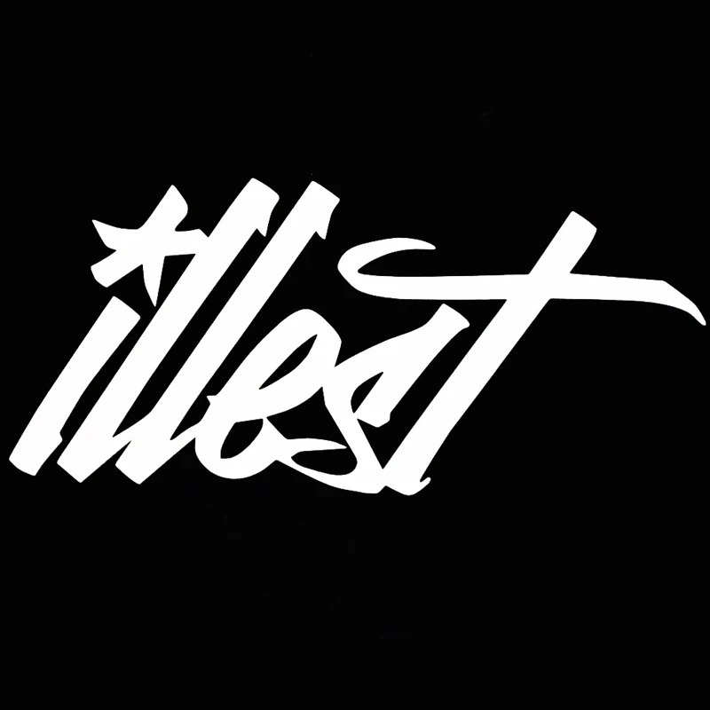 Illest Jdm свежие Стикеры для окон автомобильный Стайлинг виниловые наклейки