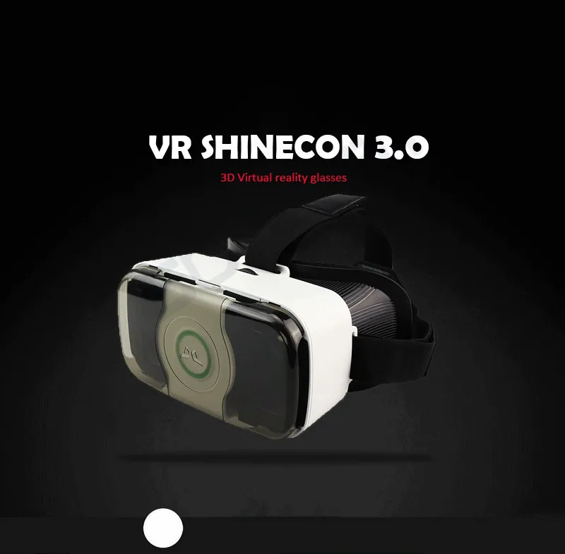 VR Shinecon 3,0 гарнитура 3D очки виртуальной реальности Googles передняя крышка шлем для 4,5-6 'мобильного телефона с VR контроллером