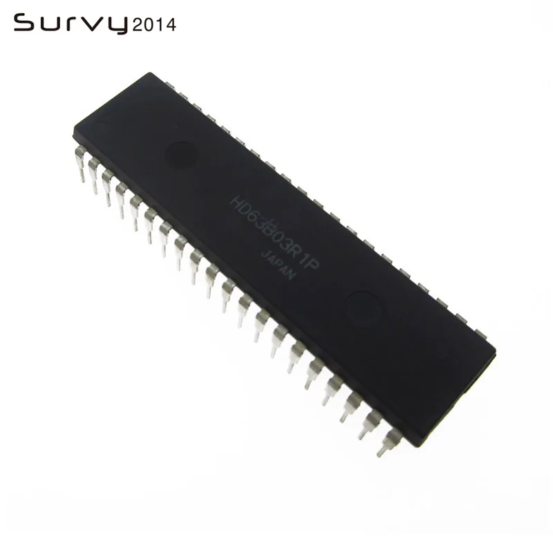 1/5PCS HD63B03R1P 63B03R1P DIP-40 8-BIT CMOS MICRO PROCESSING UNIT 2.0MHz