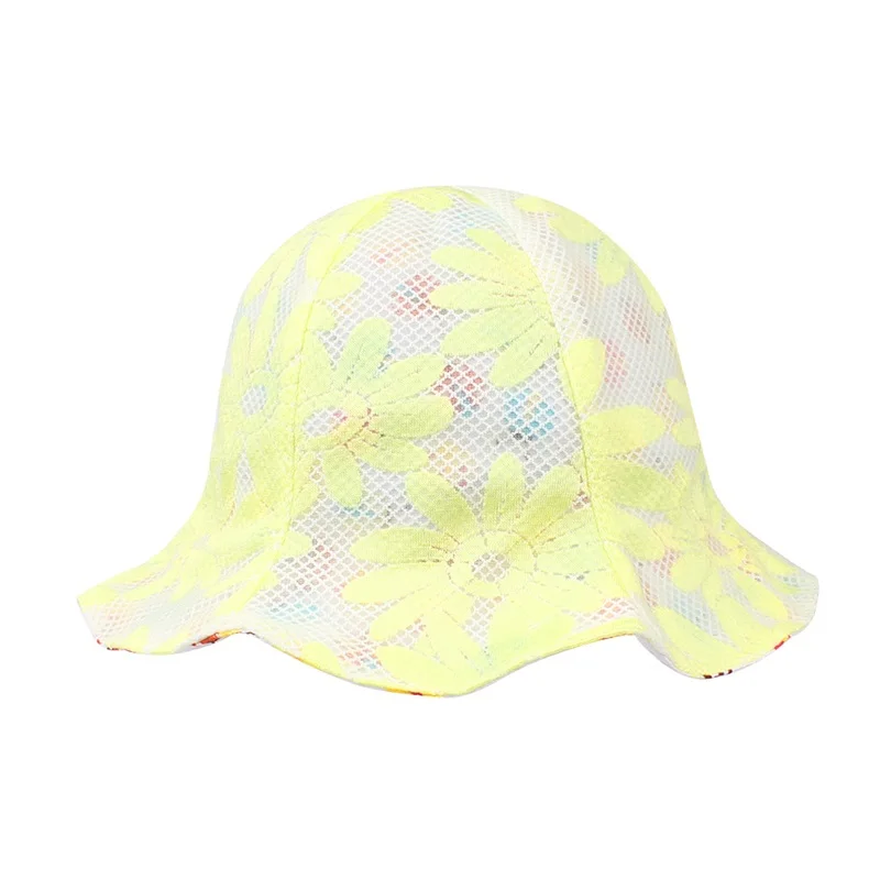 Lace Flower Girls Panama Hat Cotton Prince Baby Girls Cap Summer 2 Sides Panama Cap For Girls Cute Cotton Baby Girls Clothings  (14)