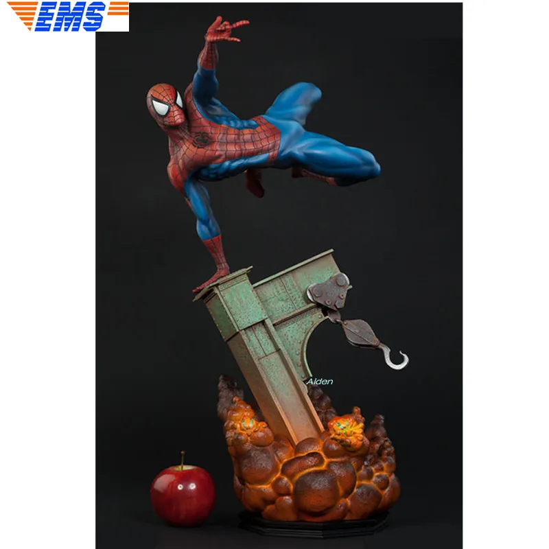 

25" SS 300201 Statue Superhero Bust The Amazing Spider-Man Full-Length Portrait PF Series Resin Action Model Toy BOX 64CM Z2119