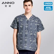 ANNO 5XL Carton Medical Clothes Cotton Scrub Top Pant Nursing Uniforms Medical Equipment Hospital Clothing Surgical gown hurst reviews medical surgical nursing review