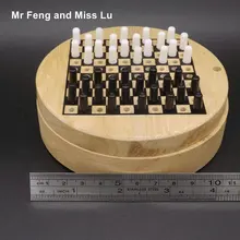 Один продувания Логические игры Забавные Шахматные игры Игрушечные лошадки деревянный для детей Рождественский подарок