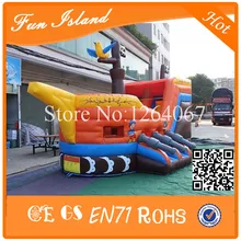 Коммерческий надувной пиратский корабль, прыгающий замок для детей, надувной батут комбо, Надувной Батут Дом