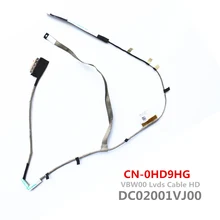 Nova VBW00 DC02001VJ00 HD Lcd Lvds Cable Para Dell Inspiron 3537 5537 3521 5521 Lcd Cabo Lvds Toque CN-0HD9HG