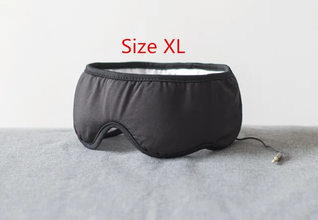 Наушники для сна Sleepace, удобная моющаяся маска для глаз со встроенным наушником для сна для Xiao mi jia mi smart home kit - Цвет: size XL