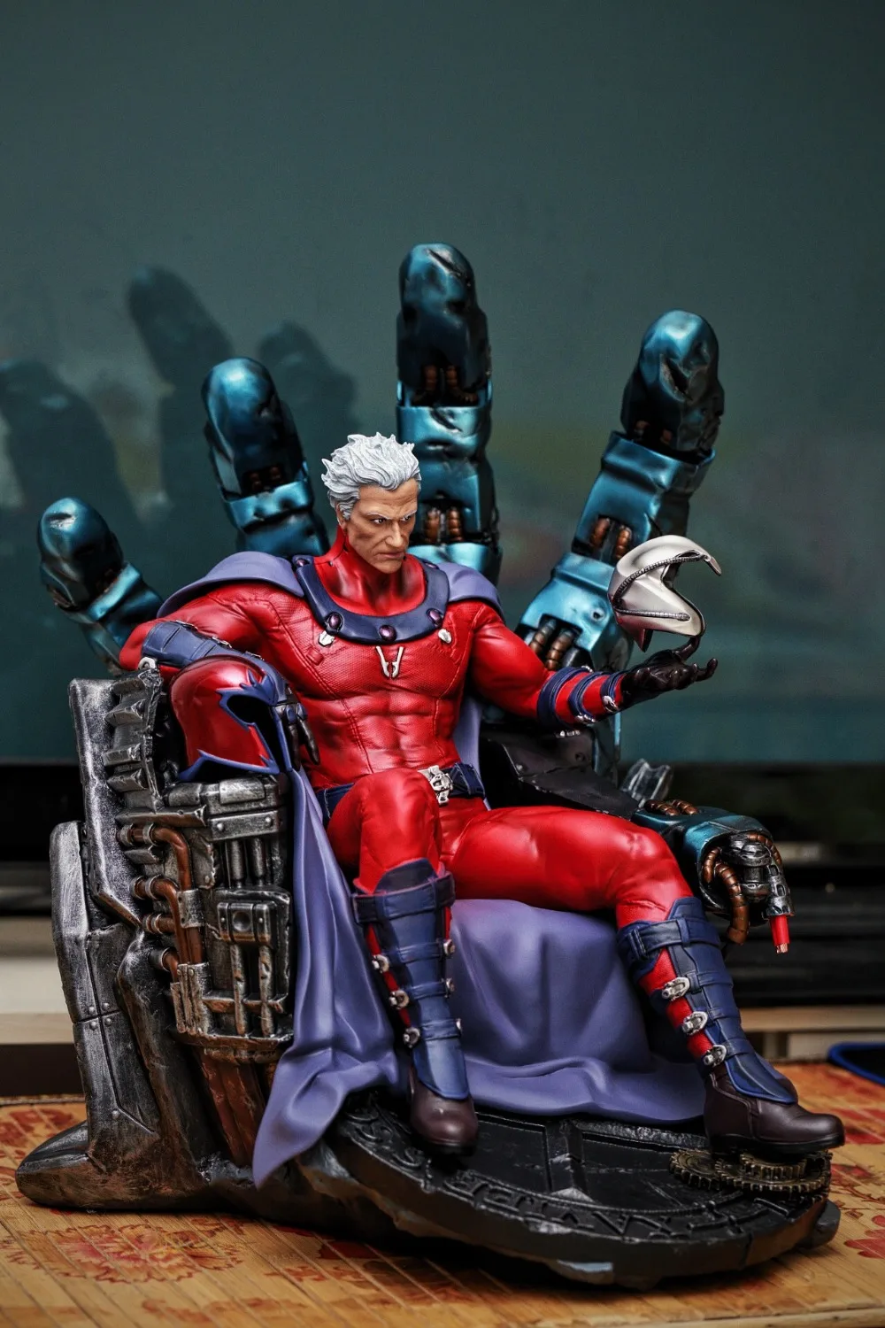 Новая коллекция Worth 1/4 Scale X men Смола Magneto статуя Recast высокое качество|Игровые